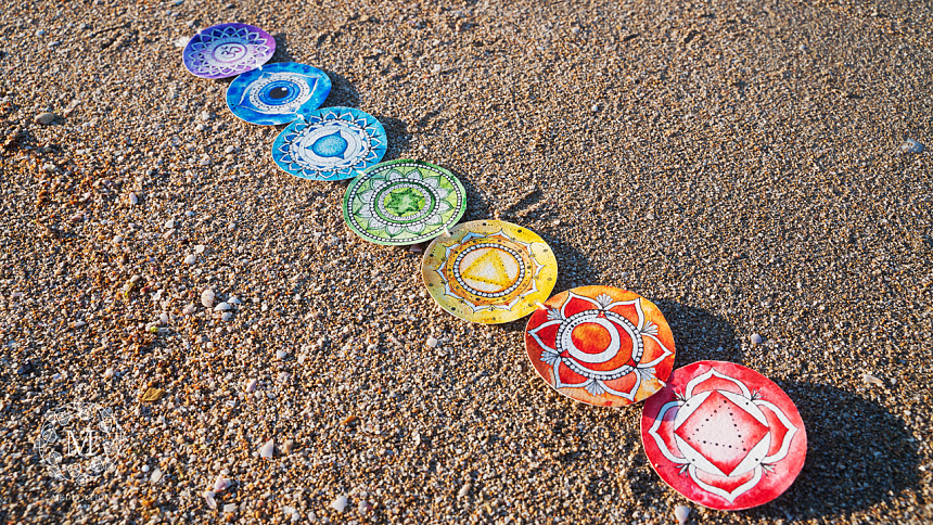 чакры, чётки, песок