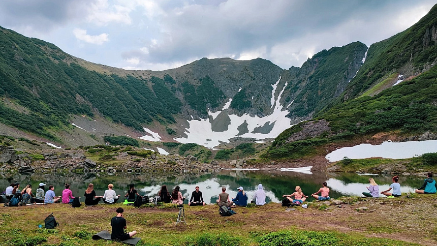 Групповая медитация фото