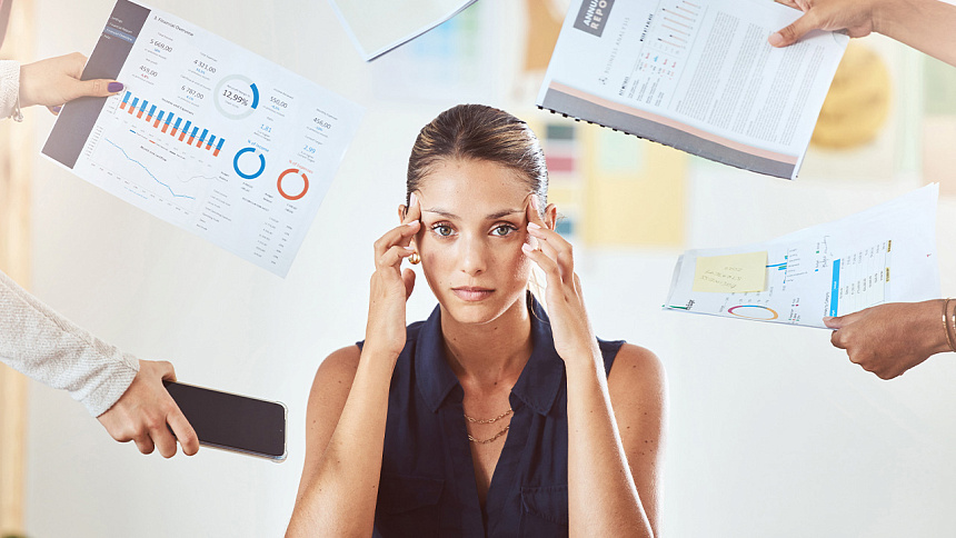 стресс у девушки фото