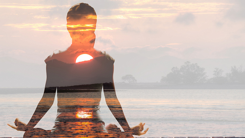 солнце, медитация