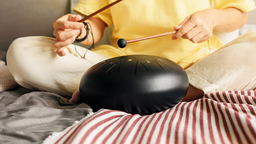 музыкальный инструмент гонг фото