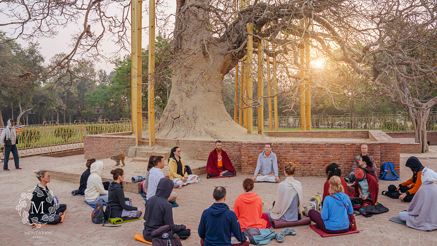 медитация в группе фото