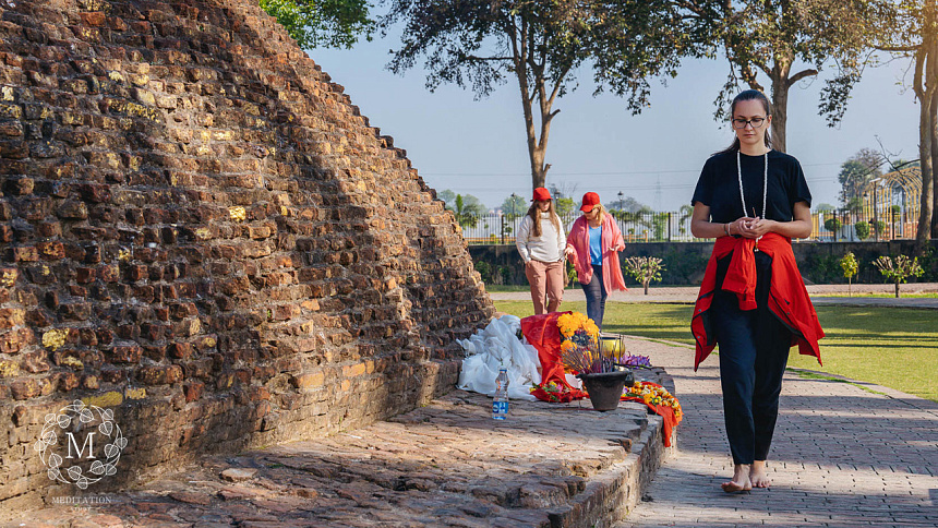 медитативная ходьба фото