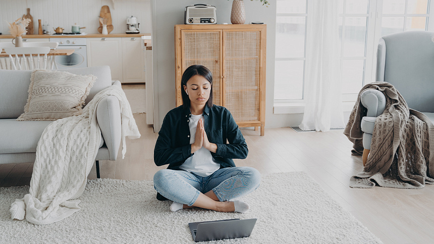 медитация дома фото