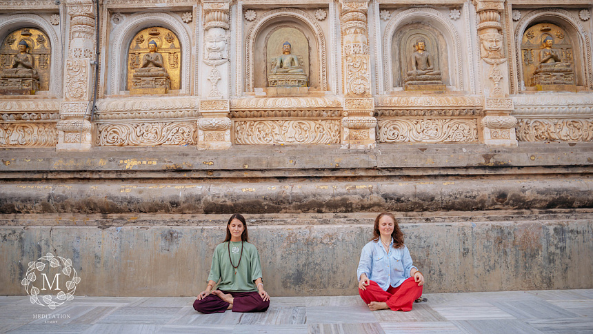 медитация в индии фото