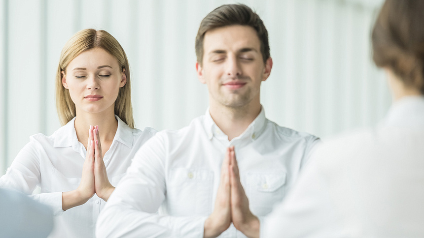 медитация в офисе фото