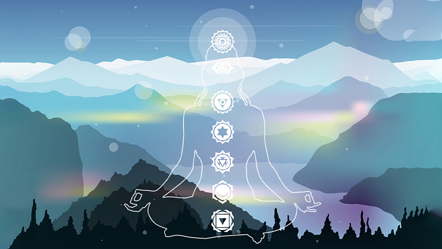 чакры, горы