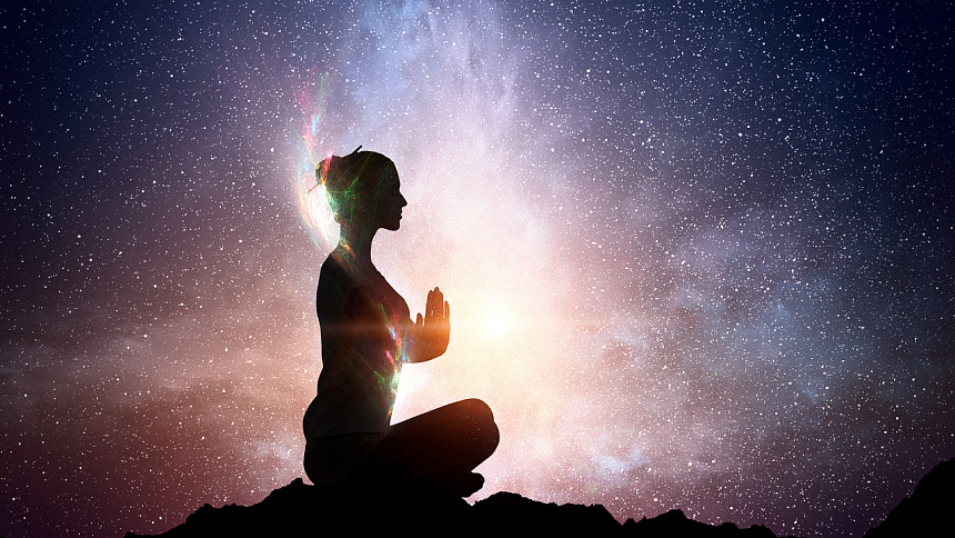 йога, намасте, звезды