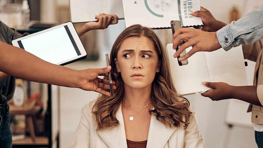 девушка в стрессе фото