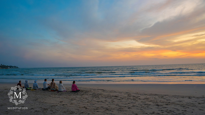 медитация на море