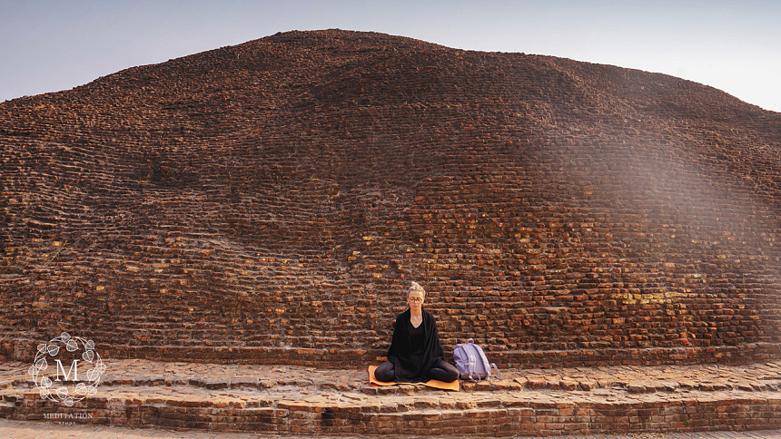 медитация в индии фото