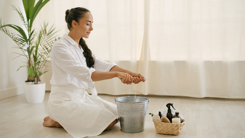 уборка дома фото