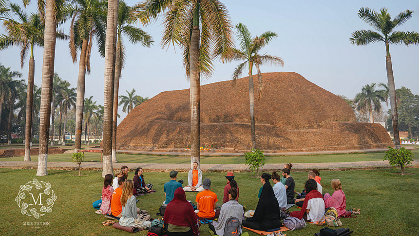 медитация в группе фото