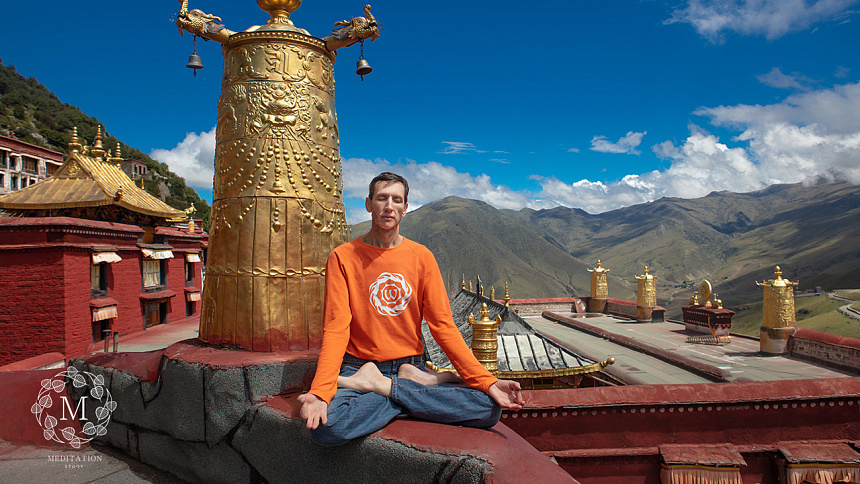 Падмасана, медитация, Андрей Верба