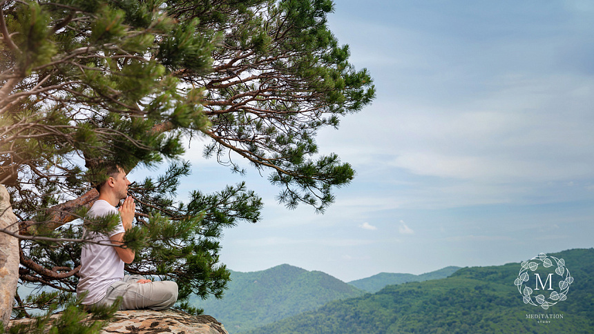 лес, горы, намасте