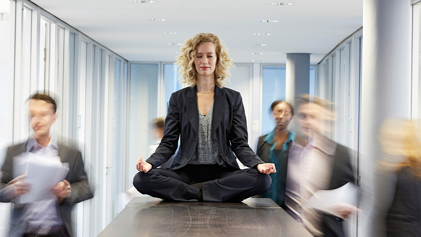 медитация в офисе фото