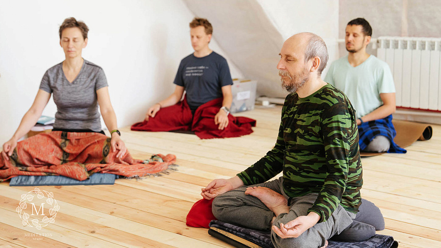 медитация в группе фото
