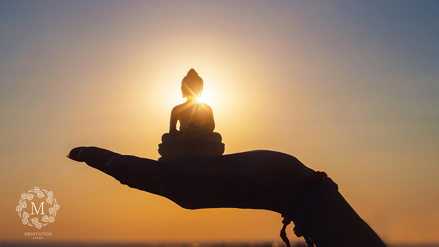 Будда, рука