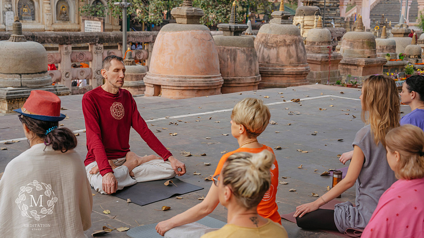 медитация в индии фото