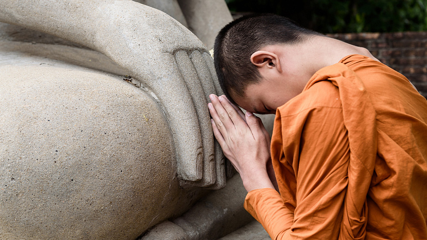 мальчик, намасте